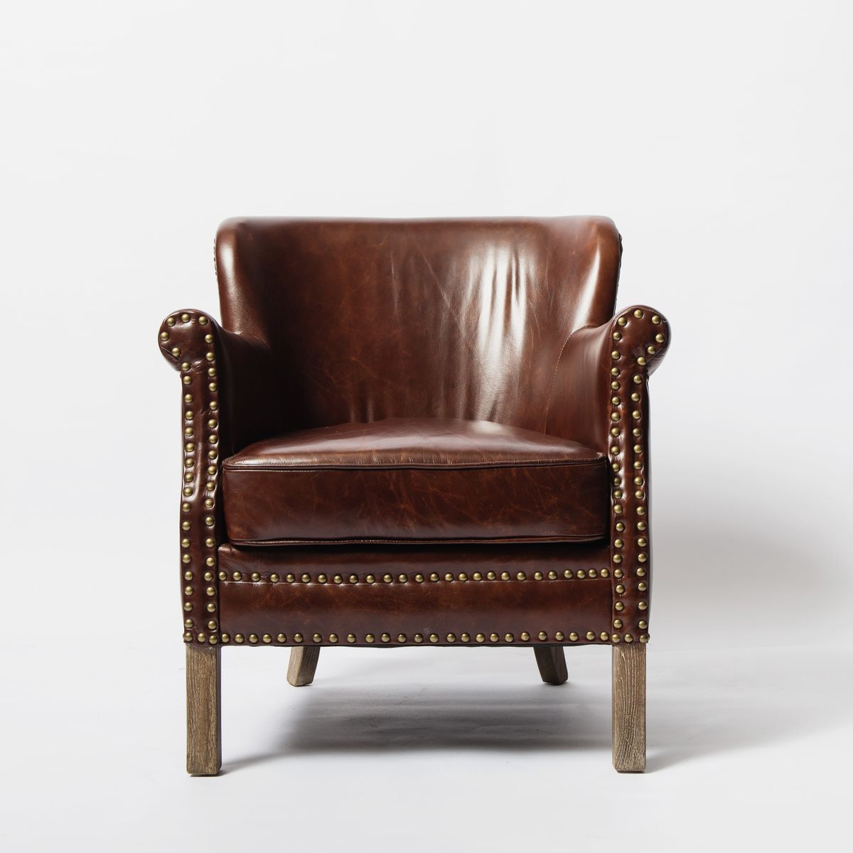 Leather Lounge Armchair