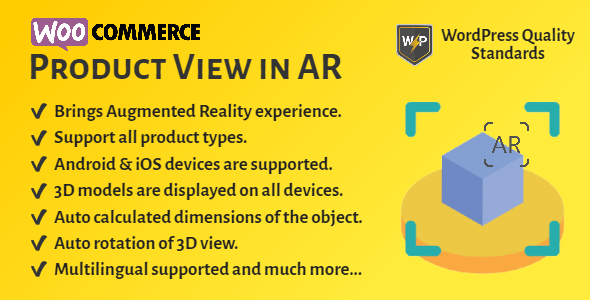 WooCommerce Product View in AR