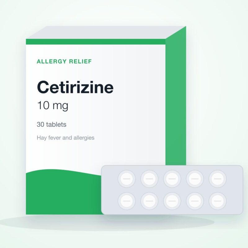 Cetirizine 10mg Allergy Tablets