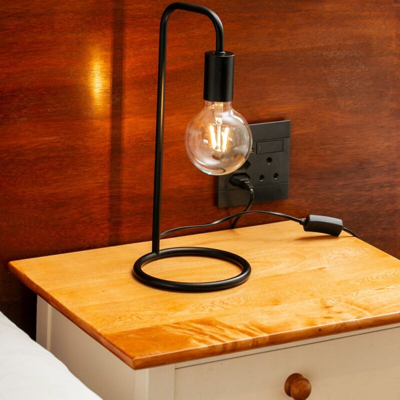 Industrial Bulb Table Lamp