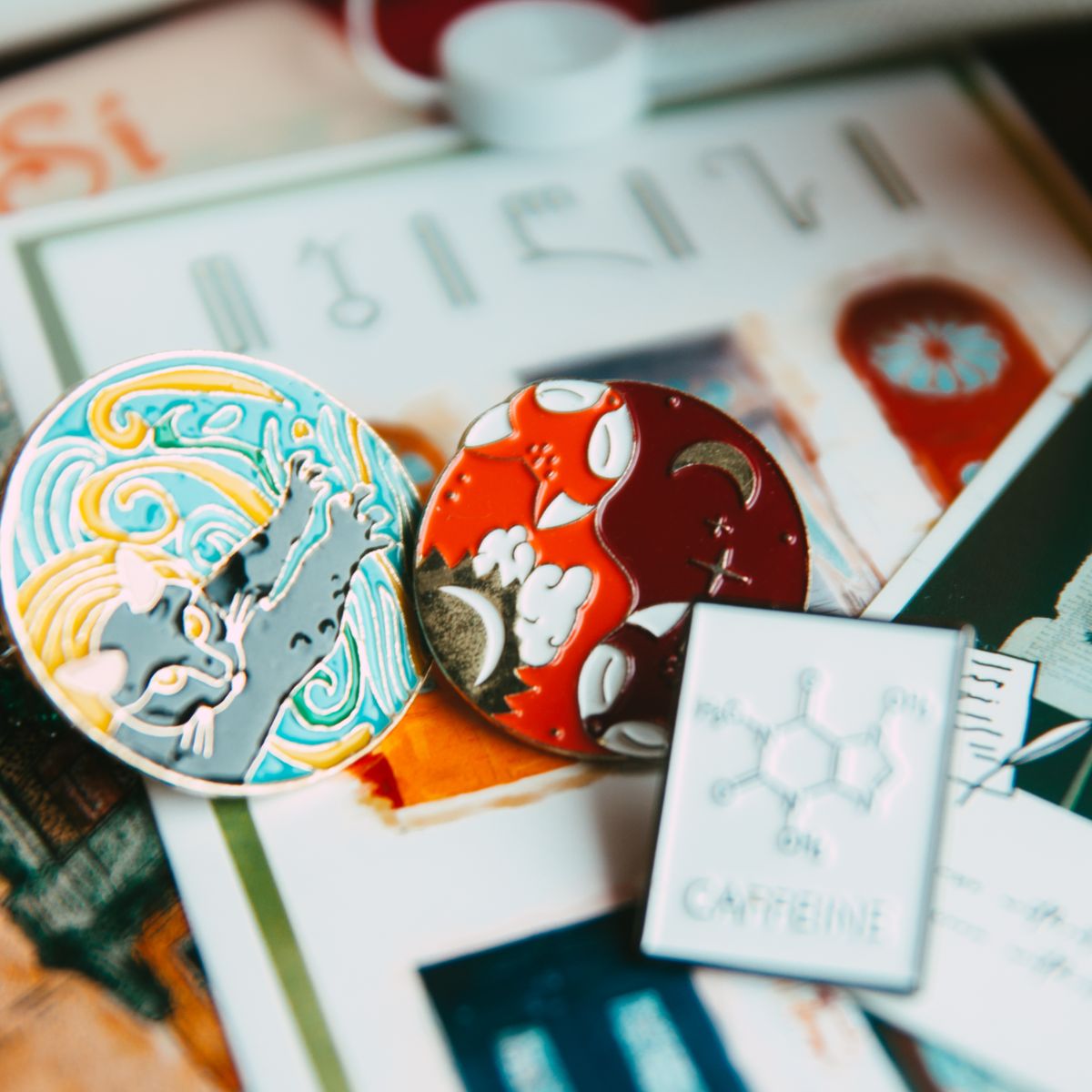 Enamel Pin Set